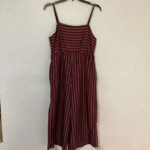 Altar’d State Striped Culottes Jumpsuit